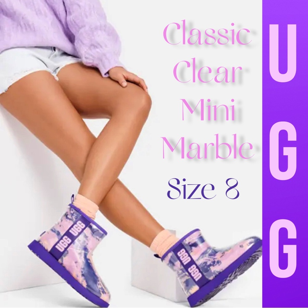 New Women’s UGG Classic Clean Mini Marble G Size 8 MSRP $160